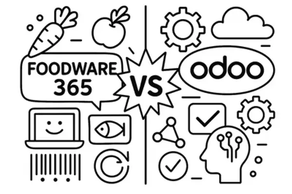Foodware 365 vs Odoo in de foodsector