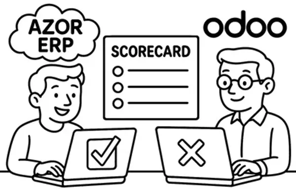 Azor ERP vs Odoo