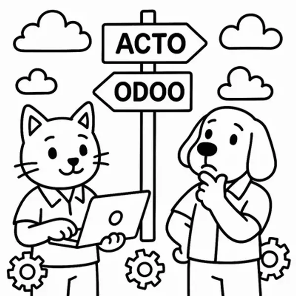 Acto of Odoo? Besliskader voor installatiebedrijven: fit, integraties, data en TCO