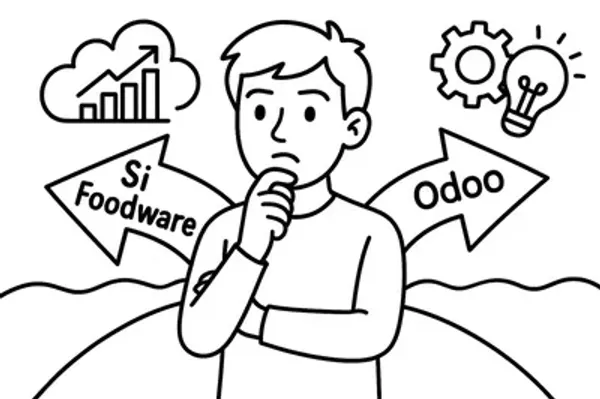 Si Foodware vs Odoo in food/AGF