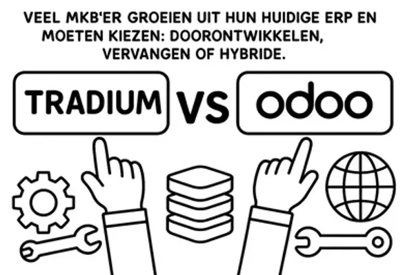 TRADIUM vs Odoo: procesfit of platformfit voor het MKB?