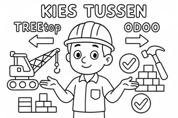 Treetop Online vs Odoo voor bouwbedrijven: blijven of migreren?