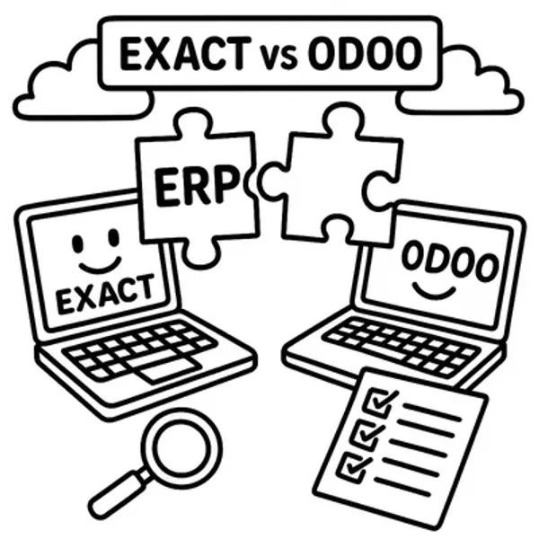 Exact vs. Odoo: wanneer overstappen en hoe maak je een onderbouwde ERP-keuze?
